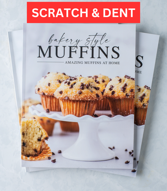 SCRATCH & DENT Bakery Style Muffins Cookbook (Physical Copy)